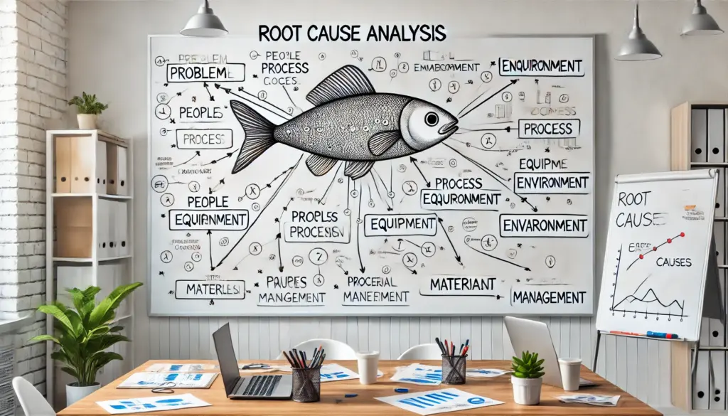 Fishbone diagram for root cause analysis